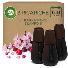 Carica l'immagine nel visualizzatore di Gallery, Air Wick Ricarica per Diffusore di Oli Essenziali Armonia Istantanea, 3 Ricariche, Fragranza Ciliegio in Fiore e Lamponi