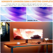 Carica l'immagine nel visualizzatore di Gallery, HOTUT Striscia LED COB 4 Metri, Alta Luminosità 360 LED/M, Dimmerabile, Bianco Caldo, CRI>90, Luce per Bar, Feste, TV De