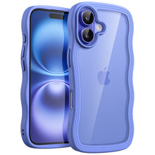Carica l'immagine nel visualizzatore di Gallery, JETech Cover Ondulata per iPhone 16, Blu Oltremare
