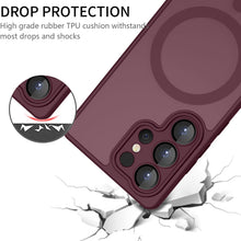Carica l'immagine nel visualizzatore di Gallery, YUANDMI Per Samsung Galaxy S24 Ultra Custodia compatibile con MagSafe, Custodia per Samsung Galaxy S24 Ultra Magnetica O