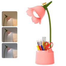 Carica l'immagine nel visualizzatore di Gallery, Vaileal Lampada da Tavolo LED per Bambini: Lampada Dimmerabile con 3 Temperature di Colore, Braccio Flessibile e Sensore