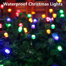 Carica l'immagine nel visualizzatore di Gallery, PhilzOps Albero di Natale Catene Luminose 10M 100 LED, Decorazione Esterno e Interno 8 Modalità IP44 Impermeabile Stringa Luci per Festive Festa (Colorate)