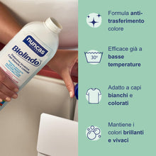 Carica l'immagine nel visualizzatore di Gallery, Nuncas Biolindo - Detersivo Lavatrice Capi Bianchi e Colorati - 1000 ml
