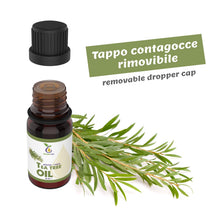 Carica l'immagine nel visualizzatore di Gallery, Tea Tree Oil 10ml - Olio Tea Tree puro biologico - anti acne, brufoli e punti neri - Olio Essenziale di Albero del Tè pe