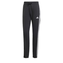 Carica l'immagine nel visualizzatore di Gallery, Adidas Femme Essentials 3-Stripes French Terry Cuffed Pants, Black/White, L