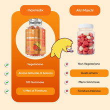Carica l'immagine nel visualizzatore di Gallery, Vitamina D Bambini, 120 Caramelle Gommose di Vitamina D3 (4 Mesi di Scorta)