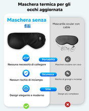 Carica l'immagine nel visualizzatore di Gallery, arboleaf Maschera Occhi Riscaldante, 3 Livelli di Maschera Termica