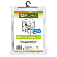 Carica l'immagine nel visualizzatore di Gallery, VERDELOOK | Telo di Ricambio in PVC Trasparente per Serre cod: 647 e 647/19, Resistente, Protezione Piante, Apertura Fro