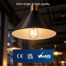 Carica l'immagine nel visualizzatore di Gallery, FLSNT Lampadina LED A70 E27, 21W Equivalente 300W, 4000LM, 3000K Bianco Caldo, Vetro Trasparente, Non Dimmerabile, Class
