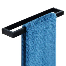 Carica l'immagine nel visualizzatore di Gallery, SAYAYO Portasciugamani Bagno Nero Porta Asciugamano Autoadesivo 30CM