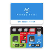 Carica l'immagine nel visualizzatore di Gallery, Wicked Chili, Set Adattatore per SIM 4 in 1 per Cellulare, Smartphone e