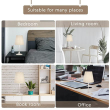 Carica l'immagine nel visualizzatore di Gallery, Paralumi per Lampade, 6 Pezzi Beige Paralume Copri Lampadine, Paralume in Tessuto, Paralume Lampada Ricambio per Candela