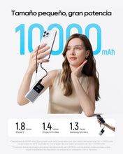 Carica l'immagine nel visualizzatore di Gallery, CUKTECH 10 Mini Power Bank Mini 10000mAh(2S1P) 55W Powerbank Ricarica Rapida Caricatore Portatile LED Display, Batteria 