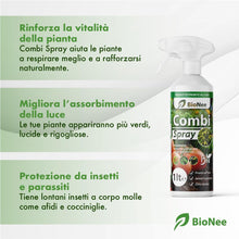 Carica l'immagine nel visualizzatore di Gallery, Combi Spray 1 lt | Con Olio di Neem e Sapone Molle | Naturale e Pronto all’Uso | Anti-Afidi, Cocciniglie e Fumaggine | P