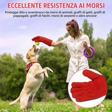 Carica l'immagine nel visualizzatore di Gallery, AUAUY Guanti per Saldatura, Guanti Ignifughi Resistenti al Calore, Rosso