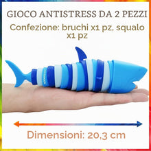 Carica l'immagine nel visualizzatore di Gallery, Giocattolo di decompressione per bruco oceano, squalo, giocattolo di decompressione, divertente, autismo, ADHD, giocatto