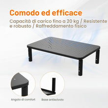 Carica l'immagine nel visualizzatore di Gallery, GRIFEMA Supporto Monitor da Scrivania, Rialzo Monitor Regolabile in Metallo