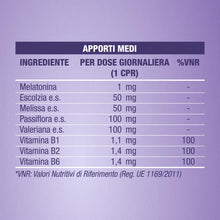 Carica l'immagine nel visualizzatore di Gallery, Laila DormiBene Compresse, Integratore per dormire con Melatonina + Erbali