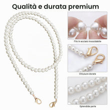 Carica l'immagine nel visualizzatore di Gallery, Cordino per Cellulare Pearl con 2 Patch Universali, Porta Cellulare da Collo, Laccio per Cellulare da Collo per Custodia