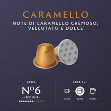 Carica l'immagine nel visualizzatore di Gallery, by Amazon Capsule in alluminio di caffè aromatizzate al caramello compatibili con Nespresso, 20 pezzi (1 confezione da 2