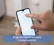 Carica l'immagine nel visualizzatore di Gallery, Beghelli - Presa Smart Dom-e Schuko 10/16, Interruttore o WiFi, Timer Programmabile, Monitoraggio Energetico, Protezione