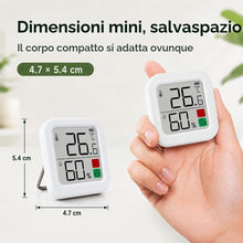 Carica l'immagine nel visualizzatore di Gallery, Termometro Interno, Igrometro Digitale per temperatura e umidità domestiche