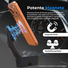 Carica l'immagine nel visualizzatore di Gallery, Supporto magnetico per cellulare Seat Leon &amp; Cupra Formentor (dal 2024 Facelift) – Compatibile MagSafe su misura per con