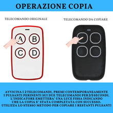 Carica l'immagine nel visualizzatore di Gallery, Telecomando Cancello Universali 4 in 1, Telecomando per Cancelli a Codice Fisso Universale 433 mhz - NO ROLLING CODE, Ra