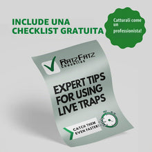 Carica l'immagine nel visualizzatore di Gallery, RatzFatz Gabbie Trappola, Trappola Topi● Vincitore 2021 ● Professionale, Giardino e Casa, Set trappola animali, Conigli 