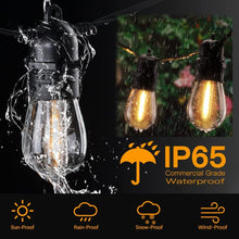 Carica l'immagine nel visualizzatore di Gallery, Luci LED Esterno Collegabili, GlobaLink S14 Catena Luminosa Esterno 31M/102FT con 30 + 2 Lampadine Infrangibili,IP65 Impermeabili Luci Giardino Esterno per Gazebo Balcone Terrazza Partito-Bianco Caldo