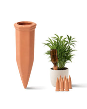 Carica l'immagine nel visualizzatore di Gallery, Bamworld Picchetti Autoirriganti Terracotta 6 Pezzi, Dispositivi Irrigazione Piante, Irrigatori Automatici per Vasi Inte