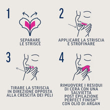Carica l'immagine nel visualizzatore di Gallery, Veet Expert Strisce Viso Pelli Normali, 12 strisce
