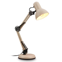 Carica l'immagine nel visualizzatore di Gallery, BRILONER - Lampada da scrivania con interruttore a cavo, orientabile, E14, max. 25W, lampada da comodino, lampada da tav