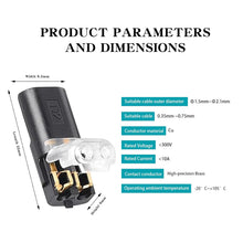 Carica l'immagine nel visualizzatore di Gallery, 40 Connettori Elettrici Rapidi 2 Pin 12V, Impermeabili IP67, per Cavi