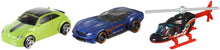 Carica l&#39;immagine nel visualizzatore di Gallery, Hot Wheels - Confezione da tre macchinine, veicoli classici ed esclusivi in scala 1:64 da collezionare, linee autentiche e decorazioni mozzafiato, giocattolo per bambini, 3+ anni, K5904