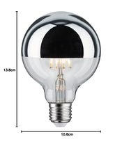 Carica l'immagine nel visualizzatore di Gallery, Paulmann Edition Modern Classic LED Globe Specchio da parete E27 6,5 W 2700 K