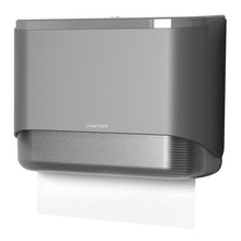 Carica l'immagine nel visualizzatore di Gallery, interhasa! Dispenser Carta Asciugamani di Carta per il Bagno con Montaggio a Parete, Dispenser Salviette Bagno da Muro di Carta Multi Pieghevole per il Bagno, L'ufficio e la Cucina（Argento）