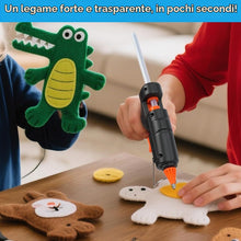 Carica l'immagine nel visualizzatore di Gallery, Ainiv 50 Pezzi Stick Colla a Caldo 11 x 200 mm, Bastoncini Trasparenti