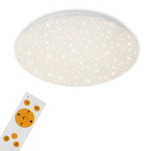 Carica l'immagine nel visualizzatore di Gallery, Briloner Plafoniera a LED da soffitto, Dimmerabile, stelle, regolazione della temperatura di colore con telecomando, 22 