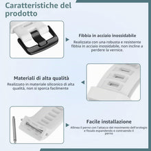 Carica l'immagine nel visualizzatore di Gallery, Cinturino di ricambio per smartwatch da 22 mm, compatibile con Garmin Instinct/Instinct 2/Solar/2 Solar, regolabile, spo