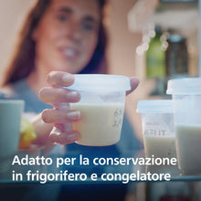 Carica l'immagine nel visualizzatore di Gallery, Philips Avent SCF721/20 Set Vasetti per la Conservazione delle Pappe, 10 Pezzi 180 ml + 10 Pezzi 240 ml