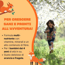 Carica l'immagine nel visualizzatore di Gallery, SWISSE Junior Multivit Gummy - Multivitaminico Bambini con Vitamina D per Supporto Crescita e Sviluppo Osseo, 50 Gommose