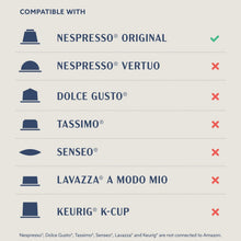 Carica l'immagine nel visualizzatore di Gallery, by Amazon Capsule in alluminio di caffè aromatizzate al caramello compatibili con Nespresso, 20 pezzi (1 confezione da 2