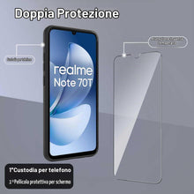 Carica l'immagine nel visualizzatore di Gallery, 2 in 1 Cover per Realme Note 70T / Realme Note 70 4G (6.74") Nero