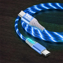 Carica l'immagine nel visualizzatore di Gallery, Cavo di Ricarica USB-C a USB-C con LED Luminoso, 1 Metro, 3A Ricarica Veloce, Compatibile con Samsung Galaxy, Google Pix