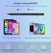 Carica l'immagine nel visualizzatore di Gallery, Penne Stilo MoKo Per Schermi Touch, Stilo Con Indicatore Carica, Nero