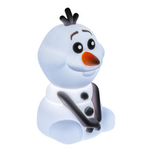 Carica l'immagine nel visualizzatore di Gallery, Paladone - Lampada Olaf di Frozen in morbido silicone, senza fili, ricaricabile, decorazione per camera da letto, per ba