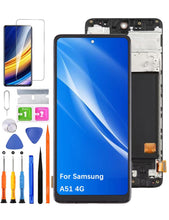 Carica l'immagine nel visualizzatore di Gallery, Display Schermo per Samsung A51 4G TFT con Cornice Senza Impronte Digitali