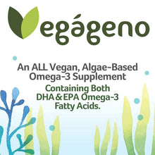 Carica l'immagine nel visualizzatore di Gallery, VEGAGENO Omega 3 Vegan – Olio di alghe 2000 mg di origine vegetale con 600 mg di DHA e 300 mg di EPA per dose giornalier