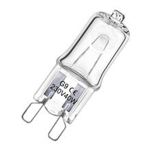 Carica l'immagine nel visualizzatore di Gallery, Lampadine alogene G9, lampadina 220 V 40 W, lampadina a capsula trasparente a 2 pin, lampadine dimmerabili a luce bianca